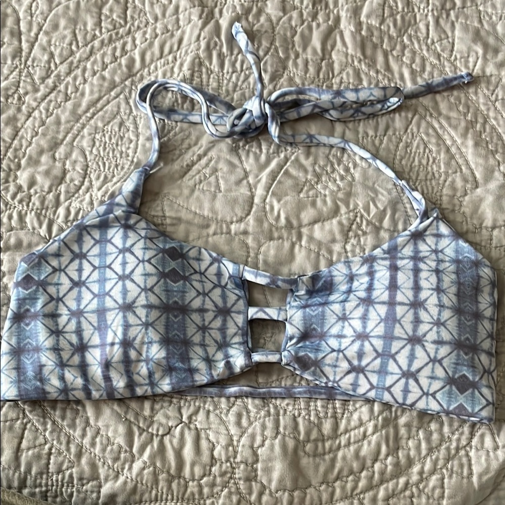 Midori Mau Loa Tie Dye Bikini Top L